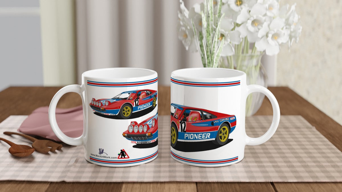 Ferrari 308 GTB Rally Mug