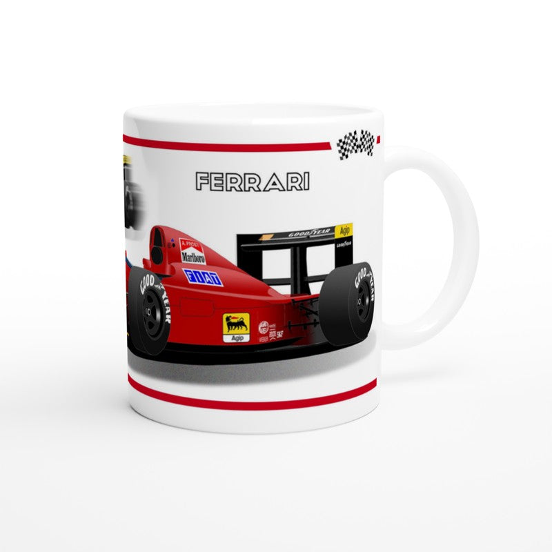 Ferrari 641 F1 Motor Racing Art Mug