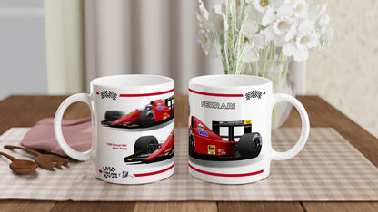 Ferrari 641 F1 Motor Racing Art Mug