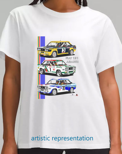 Fiat 131 Rally Collection  T Shirt