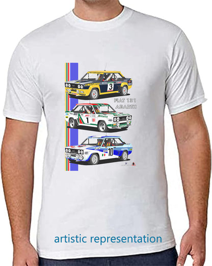 Fiat 131 Rally Collection  T Shirt