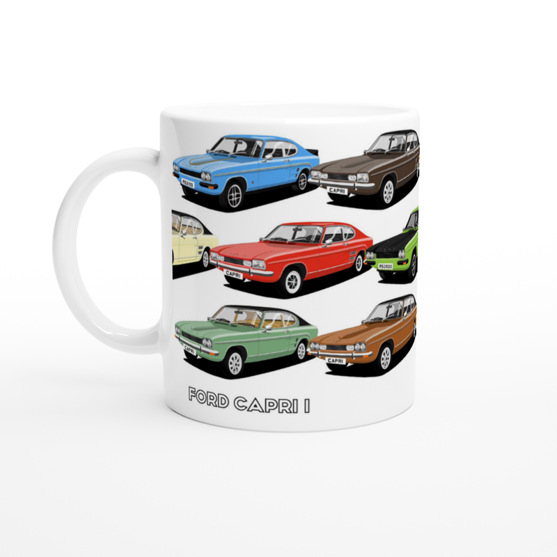 Ford Capri Mk1 Multi Car Mug