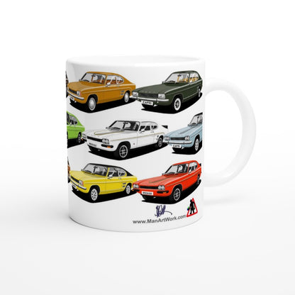 Ford Capri Mk1 Multi Car Mug