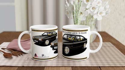 Ford Capri Mk2 X-Pack in Black & Gold Art Mug