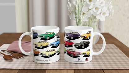 Ford Capri Mk2 Multi Car Mug