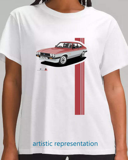 Ford Capri Calypso Red T Shirt