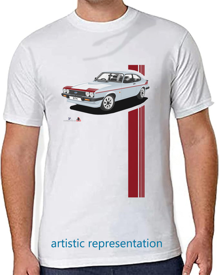 Ford Capri GT4 Silver T Shirt