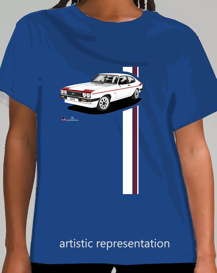 Ford Capri GT4 White T Shirt