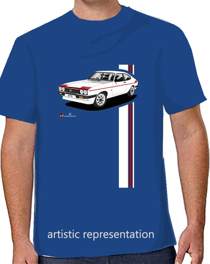 Ford Capri GT4 White T Shirt