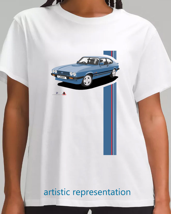 Ford Capri Laser Blue T Shirt