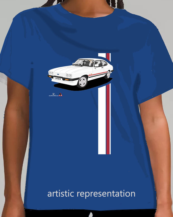 Ford Capri Laser White T Shirt