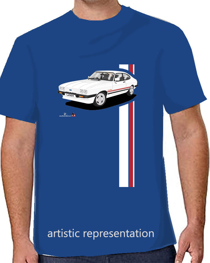 Ford Capri Laser White T Shirt