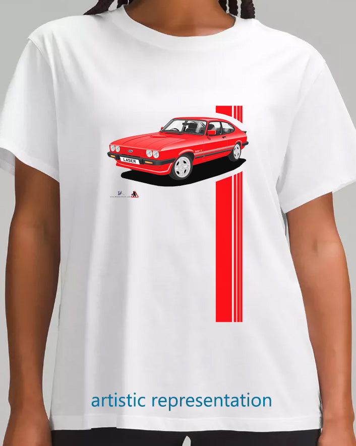 Ford Capri Laser Red T Shirt