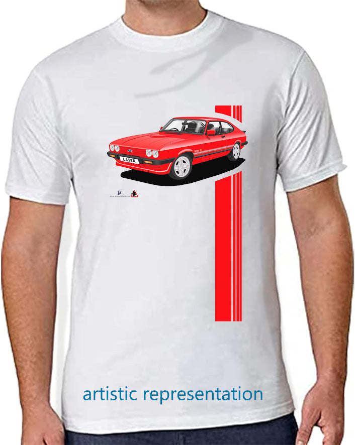 Ford Capri Laser Red T Shirt