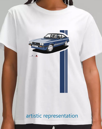 Ford Capri S Blue T Shirt