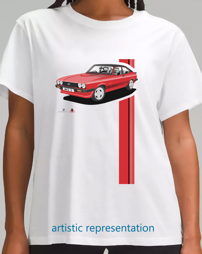 Ford Capri S Red T Shirt