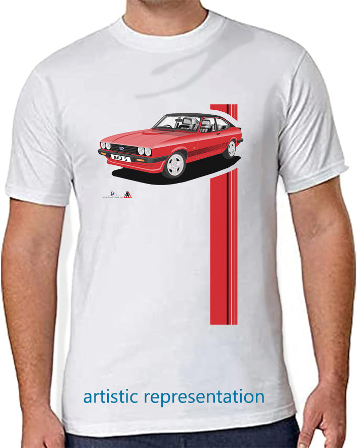 Ford Capri S Red T Shirt