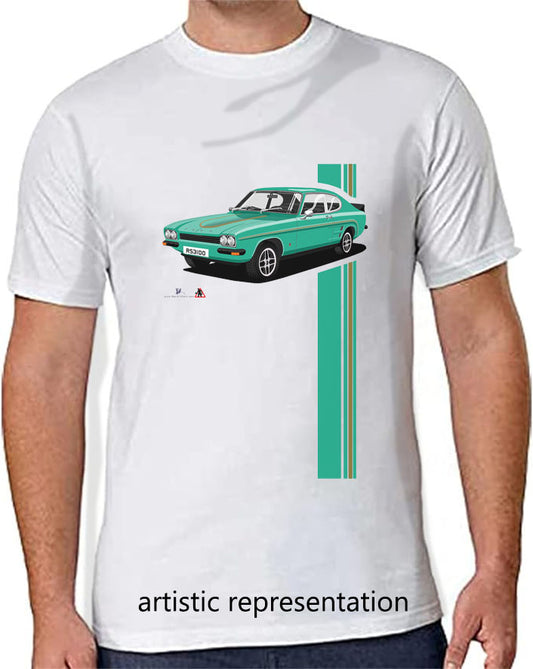 Ford Capri RS3100 in Green T Shirt