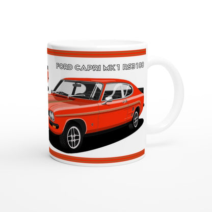 Ford Capri RS3100 in Red Art  Mug