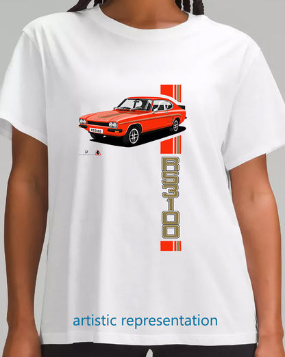 Ford Capri Mk1 RS3100 in Red T Shirt