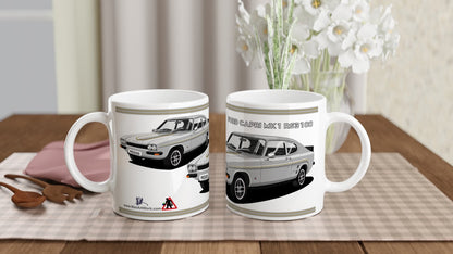 Ford Capri RS3100 in Silver Art  Mug