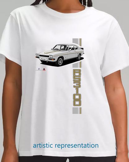 Ford Capri Mk1 RS3100 in Silver T Shirt