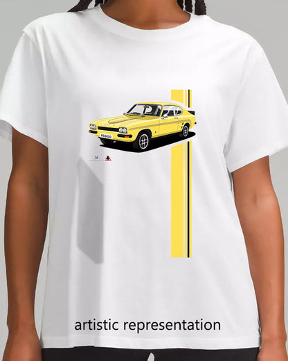 Ford Capri RS3100 in Yellow T Shirt