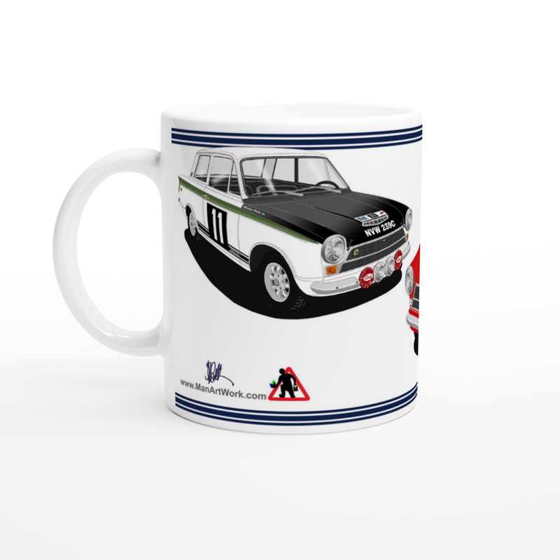 Ford Cortina Mk1 Rally Car Mug