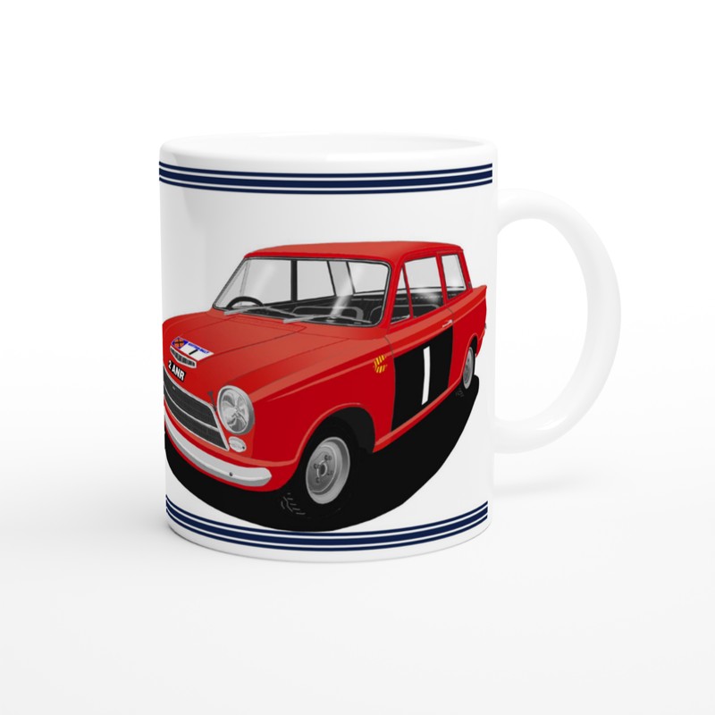 Ford Cortina Mk1 Rally Car Mug