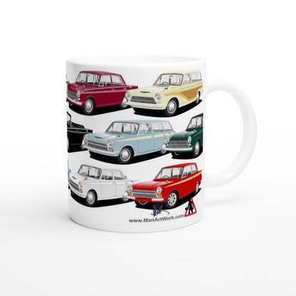 Ford Cortina Mk1 Multi Car Mug