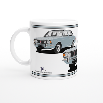 Ford Cortina Mk2 Series 1 1600E in Blue with vinyl roof