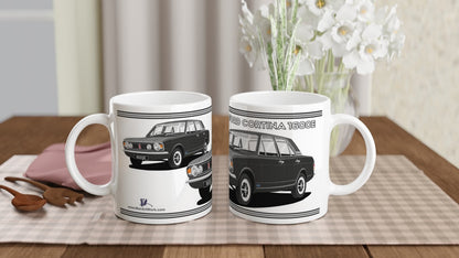 Ford Cortina Mk2 Series 1 1600E in Mauve Art Mug