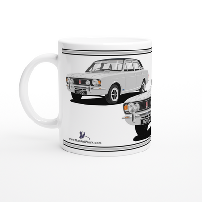 Ford Cortina Mk2 Series 1 1600E in Silver with Vinyl Roof