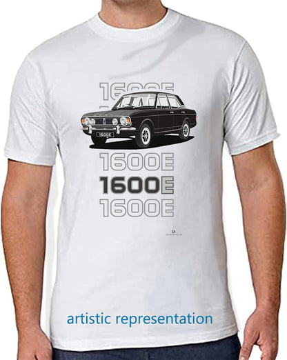 Ford Cortina Mk2 1600E facelift in Black Art T-Shirt (Words)