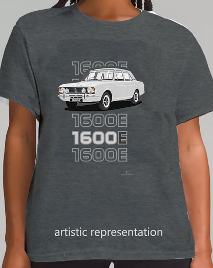 Ford Cortina Mk2 1600E facelift in Silver Art T-Shirt (Words)