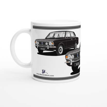 Ford Cortina Mk2 Series 2 1600E in Black with Vinyl Roof