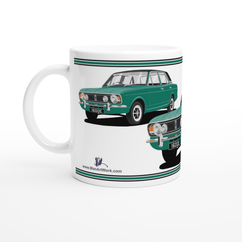 Ford Cortina Mk2 Series 2 1600E in Jade with Vinyl Roof