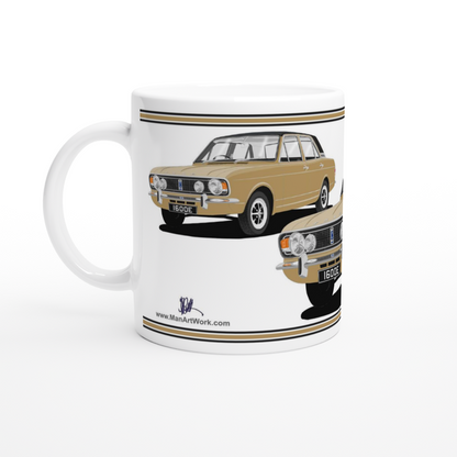 Ford Cortina Mk2 Series 2 1600E in Sable with vinyl roof