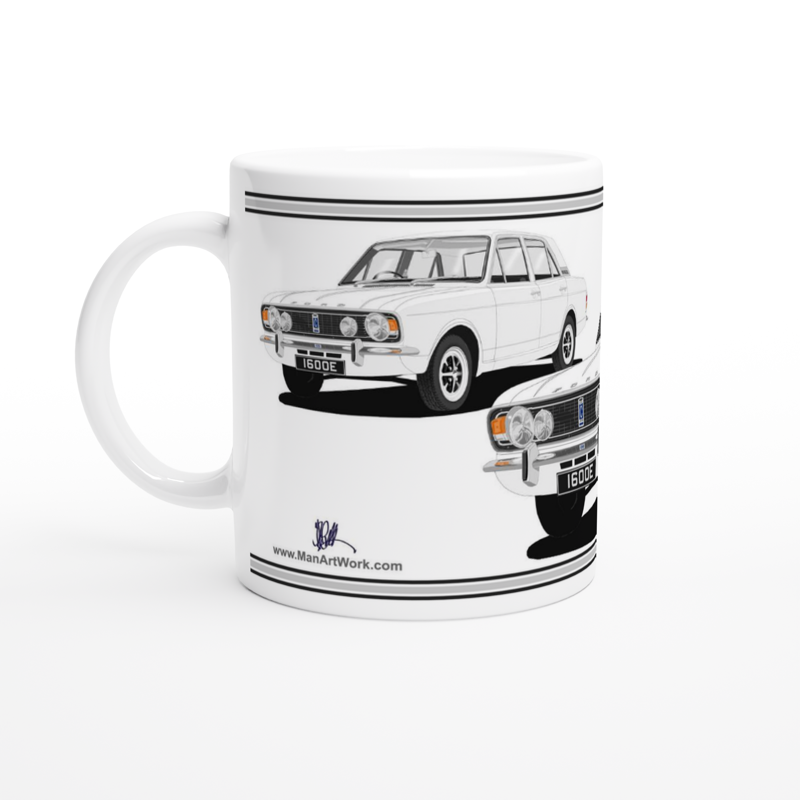 Ford Cortina Mk2 Series 2 1600E in White