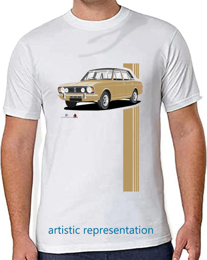 Ford Cortina Mk2 1600E Bronze T Shirt