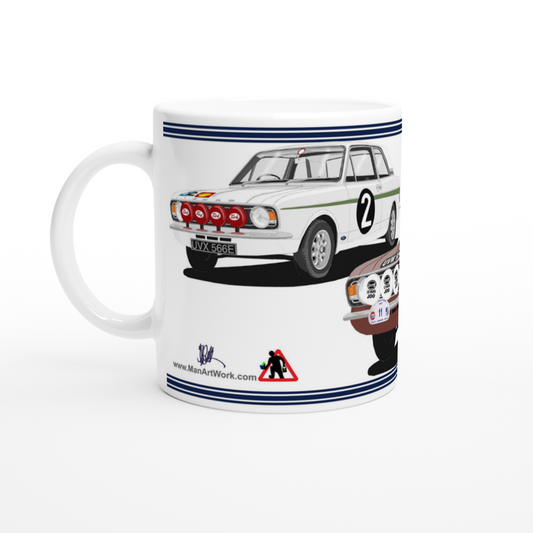 Ford Cortina Mk2 Rally Car Mug