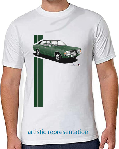 Ford Cortina Mk3  2000E Green T Shirt