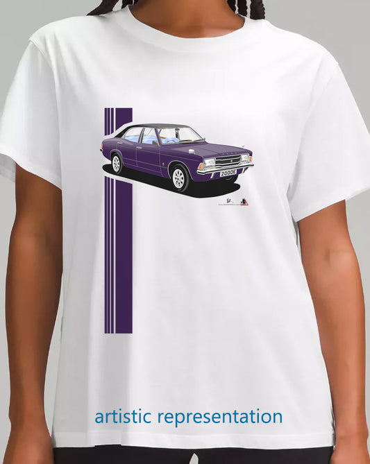 Ford Cortina Mk3  2000E Purple T Shirt