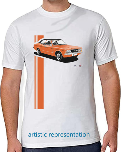 Ford Cortina Mk3  GT Orange T Shirt