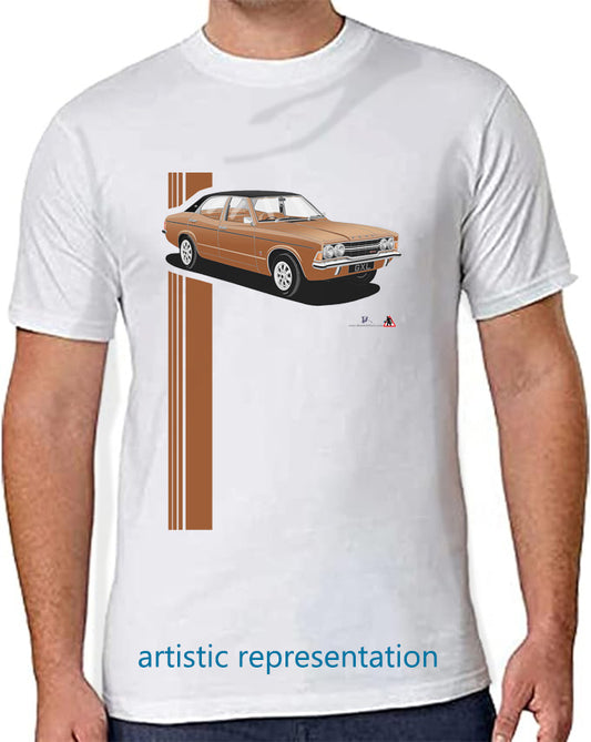 Ford Cortina Mk3  GXL Bronze T Shirt