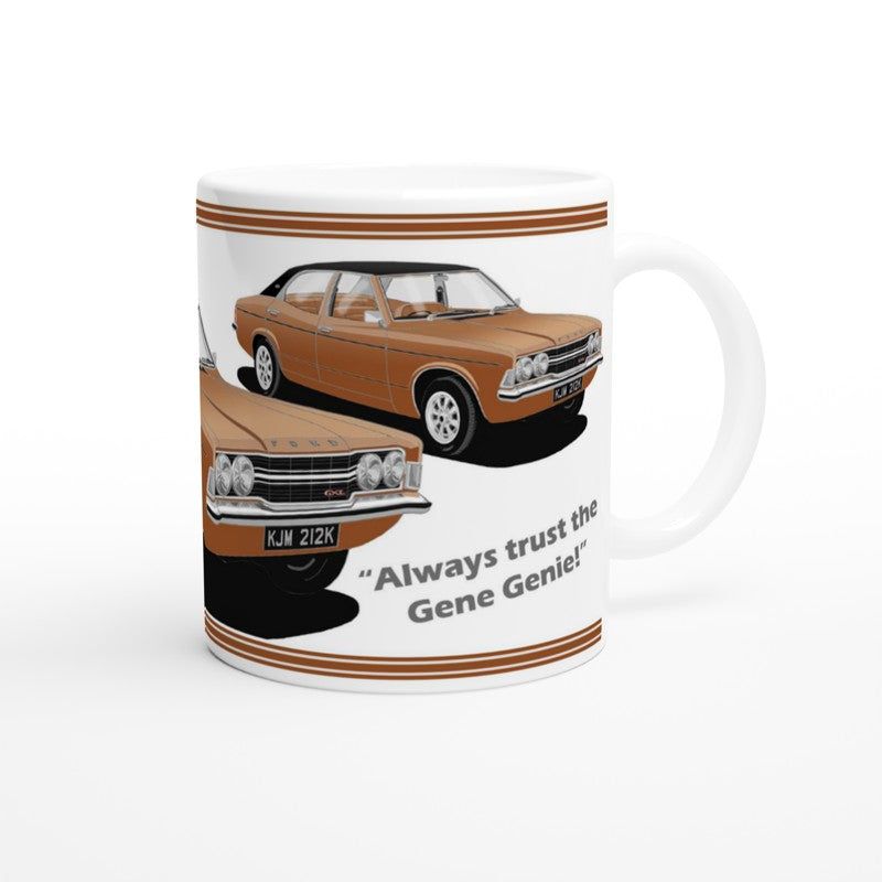 Ford Cortina Mk3 GXL Life on Mars Art Car Mug