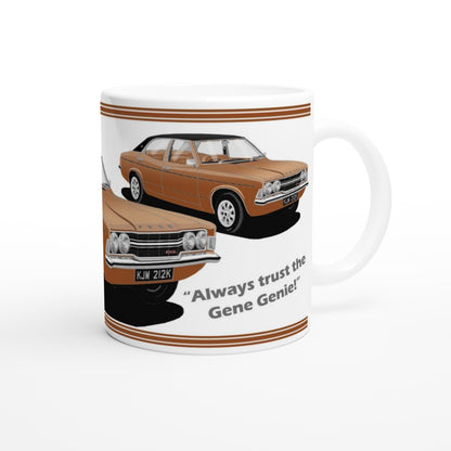 Ford Cortina Mk3 GXL Life on Mars Art Car Mug