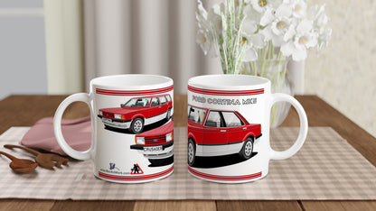 Ford Cortina Mk5 Crusader in Red Art Mug