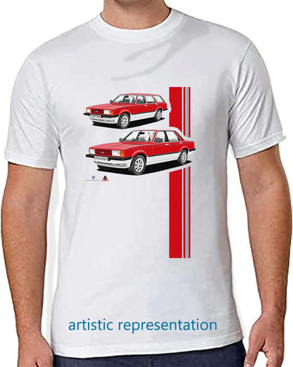 Ford Cortina Mk5 Crusader in Red T Shirt