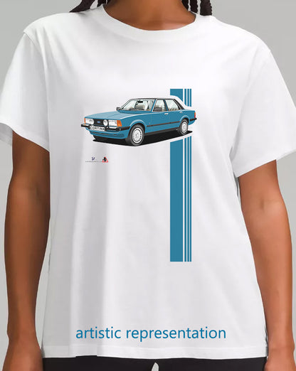 Ford Cortina Mk5 Ghia in Blue T Shirt